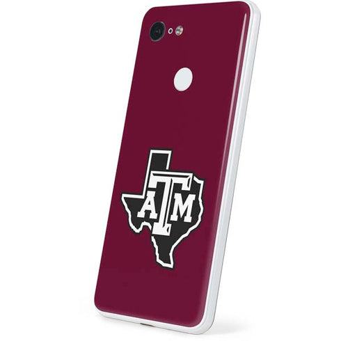 Texas A&M University Black Logo Google Pixel 3 Skin